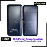 Power Bank Case for 10000mAh Li-Po Battery | Dual USB Output | DIY Power Bank Shell with Charging Circuit – Black_img_2