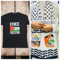 ফিলিস্তিন টিশার্ট + মাফলার কম্বো_img_0