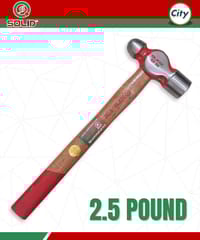 ২.৫ পাউন্ড হাতুড়ি প্রিমিয়াম মানের হেভি কাজের হাতুড়ি কাঠের হ্যান্ডেল বলপিন হাতুড়_img_0