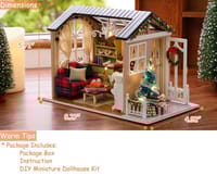 Playmoji DIY Miniature House - Holiday Times (With Dust Cover)_img_6