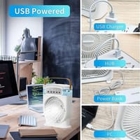 3 In 1 Air Cooling USB Fan with LED Night Light Water Fan_img_6