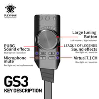 Plextone GS3 Mark 2 USB DSP Sound Card_img_5