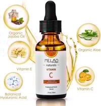 Melao Naturals Vitamin C Facial Serum with Vitamin C 20% E & Hyaluronic Acid_img_1