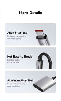 Mcdodo CA505 60w Type-C To Type-C And 3.5mm Converter_img_9