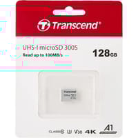 Transcend 128GB MicroSDXC/SDHC 300S Class 10 Memory Card (TS128GUSD300S)_img_0