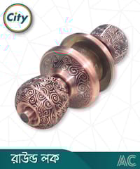 প্রিমিয়াম কোয়ালিটি রাউন্ড লক নতুন মডেলের ডোর লক রুমের ডাবল সাইডেড কাঠের দরজার লক AC_img_0