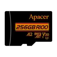 Apacer R100 SDXC/SDHC UHS-I U3 V30 256GB A2 Class 10 Memory Card with Adapter_img_0