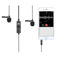Boya BY-M1DM Dual Omni Directional Lavalier Microphone_img_0