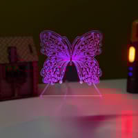 GearUP Acrylic Multicolor Night Lamp (Only Acrylic) Butterfly_img_0
