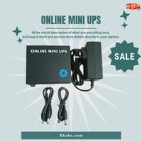 Router Backup Online Mini UPS 12V/12V/9V 6000mAh Powerfull Lithium ion Battery With Charger For Wifi Router, Onu,Access Control And IP Camera With Charger._img_0