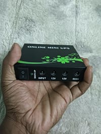 Router Backup Online Mini UPS 12V/12V/9V 6000mAh Powerfull Lithium ion Battery With Charger For Wifi Router, Onu,Access Control And IP Camera With Charger._img_5