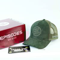 Iconic Olive Suede Trucker Cap_img_5