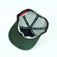 Iconic Olive Suede Trucker Cap_img_4
