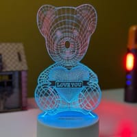 GearUP Acrylic Multicolor Night Lamp (Love Bear)_img_0