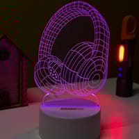GearUP Acrylic Multicolor Night Lamp (Headphone)_img_0