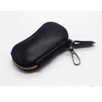 KroyShala Leather Key Ring Pouch – Multifunctional Black Wallet & Key Holder Box_img_0