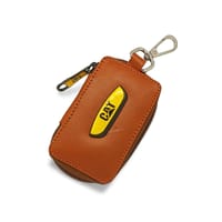 KroyShala 100% Leather Key Ring Wallet for Men – Zipper Keychain Pouch for Bikers, Car, Bike, Home, Office – Cat Style Design_img_5
