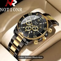 NOTIONR Waterproof Mens Watches Classic Stainless Steel Date Quartz Wrist Watch 008_img_0