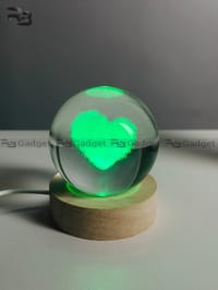 3D Crystal Ball – Cloud Love Shape (7 Color Base)_img_1
