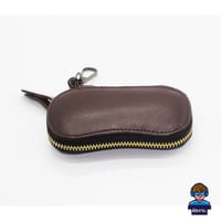 KroyShala Leather Key Organizer – Wallet Style Money Pouch with Key Ring – Chocolate Edition_img_3