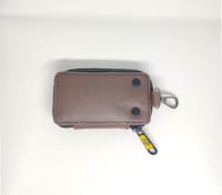 KroyShala Cat Design Leather Key Holder for Men – Zipper Wallet Keychain for Car, Bike, Bikers, Home & Office Use – 100% Genuine Leather_img_3