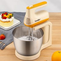 Sonifer Stand Mixer SF-7029 (150W, 3.5L) Stainless Steel bowl 5 speeds automatic electric mixer_img_0