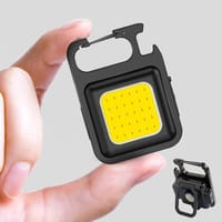 Mini LED Keychain Flashlights Multifunctional Portable COB Work Light USB..._img_1