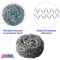 Proclean Stainless Steel Scourer_SS-0155 ( 2pcs )_img_5