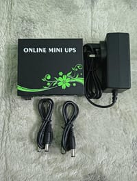 Router Backup Online Mini UPS 12V/12V/9V 6000mAh Powerfull Lithium ion Battery With Charger For Wifi Router, Onu,Access Control And IP Camera With Charger._img_1