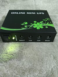 Router Backup Online Mini UPS 12V/12V/9V 6000mAh Powerfull Lithium ion Battery With Charger For Wifi Router, Onu,Access Control And IP Camera With Charger._img_4