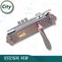 উচ্চ সুরক্ষার স্ট্যান্ডার্ড সাইজের হ্যান্ডেল লক প্রধান দরজার জন্য অ্যান্টিক রঙের দরজার লক Door Lock_img_2