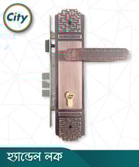 উচ্চ সুরক্ষার স্ট্যান্ডার্ড সাইজের হ্যান্ডেল লক প্রধান দরজার জন্য অ্যান্টিক রঙের দরজার লক Door Lock_img_0