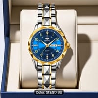 Elegant Women's-Shaped Dial Elegant Men'S Quartz Watch - Ipx7 Waterproof Rating Luminous Date And Day Display Alloy Strap - Fashionable And Trendy Versatile For Casual Wear Ideal Gift For Li  38_img_1