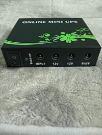 Router Backup Online Mini UPS 12V/12V/9V 6000mAh Powerfull Lithium ion Battery With Charger For Wifi Router, Onu,Access Control And IP Camera With Charger._img_3