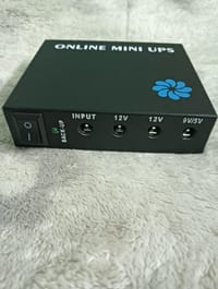 Router Backup Online Mini UPS 12V/12V/9V 6000mAh Powerfull Lithium ion Battery With Charger For Wifi Router, Onu,Access Control And IP Camera With Charger._img_10