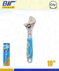 ১ পিস ১০ ইঞ্ছি সেলাই রেঞ্চ হেভি সামঞ্জস্যযোগ্য ক্রোম সফট রাবার গ্রিপ হ্যান্ডেল ৩ ইন ১ স্প্যানারের সাথে বক্স এন্ড হেক্স ফাংশন_img_0