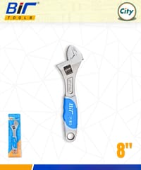 ১ পিস ৮ ইঞ্ছি সেলাই রেঞ্চ হেভি সামঞ্জস্যযোগ্য ক্রোম সফট রাবার গ্রিপ হ্যান্ডেল ৩ ইন ১ স্প্যানারের সাথে বক্স এন্ড হেক্স ফাংশন_img_0