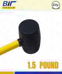 1.5 পাউন্ড হেভি ডিউটি রাবার হাতুড় প্রিমিআম মানের Bir Tools_img_1