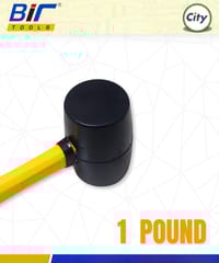 1 পাউন্ড হেভি ডিউটি রাবার হাতুড় প্রিমিআম মানের Bir Tools_img_1