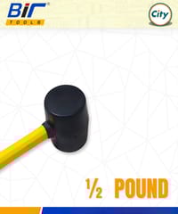 ½ পাউন্ড হেভি ডিউটি রাবার হাতুড় প্রিমিআম মানের Bir Tools_img_1