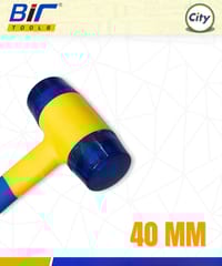 ২ মাথার ম্যালেট হাতুড়ি ফাইবার গ্লাসের হাতল সহ ৪০ মিমি সাইজের হেভি হ্যামার_img_1