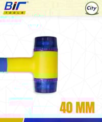 ২ মাথার ম্যালেট হাতুড়ি ফাইবার গ্লাসের হাতল সহ ৪০ মিমি সাইজের হেভি হ্যামার_img_2