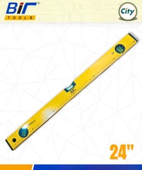 ২৪ ইঞ্চি ওয়াটার লেভেল পরিমাপ করা ওয়াটার লেভেলার রুলার উচ্চ নির্ভুলতার স্প্রিট বাবল স্তর ও চৌম্বকীয় প্লেট সহ_img_0