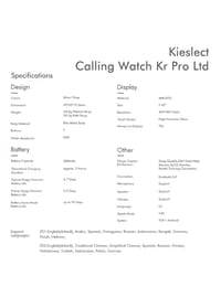 Kieslect Kr Pro LTD Bluetooth Calling Smart Watch_img_3
