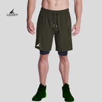 9" Inseam 2in1 Shorts for Men BSS01_img_2