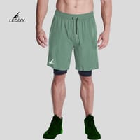 9" Inseam 2in1 Shorts for Men BSS01_img_5