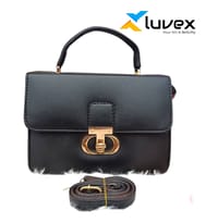New China Leather Ladies Bag-Black_img_2