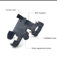 Bicycle Mobile Phone Holder Material: aluminum alloy, stainless steel 360° rotation Firm and stable_img_3