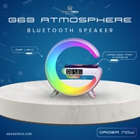 G63 Atmosphere RGB Light Bluetooth Speaker With Wireless Charging_img_0