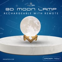 Rechargeable 3D Moon Lamp - 18CM_img_0